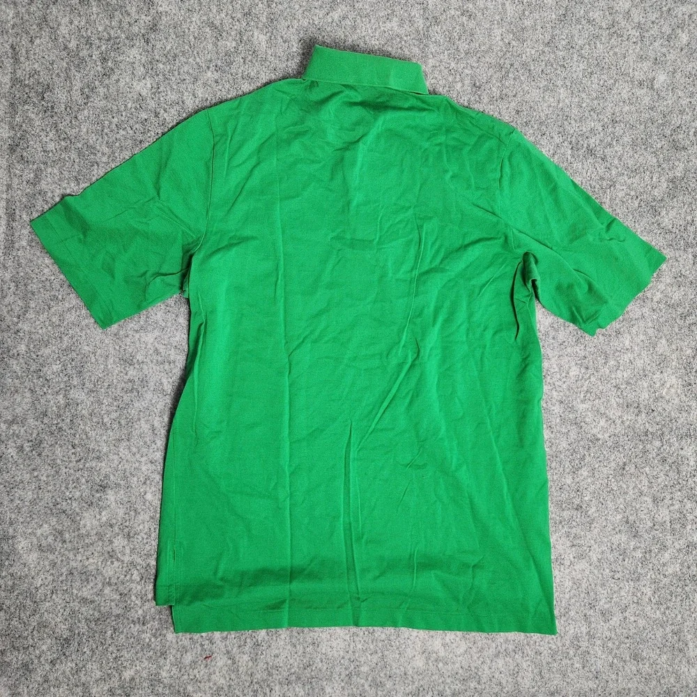 Polo Golf Ralph Lauren‎ Shirt Men M Green 100 Pima Cotton Short Sleeve Pullover